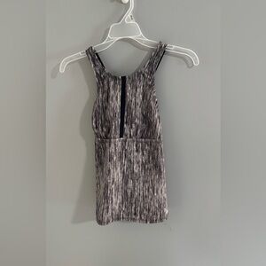 Nike Black and White Athletic Top